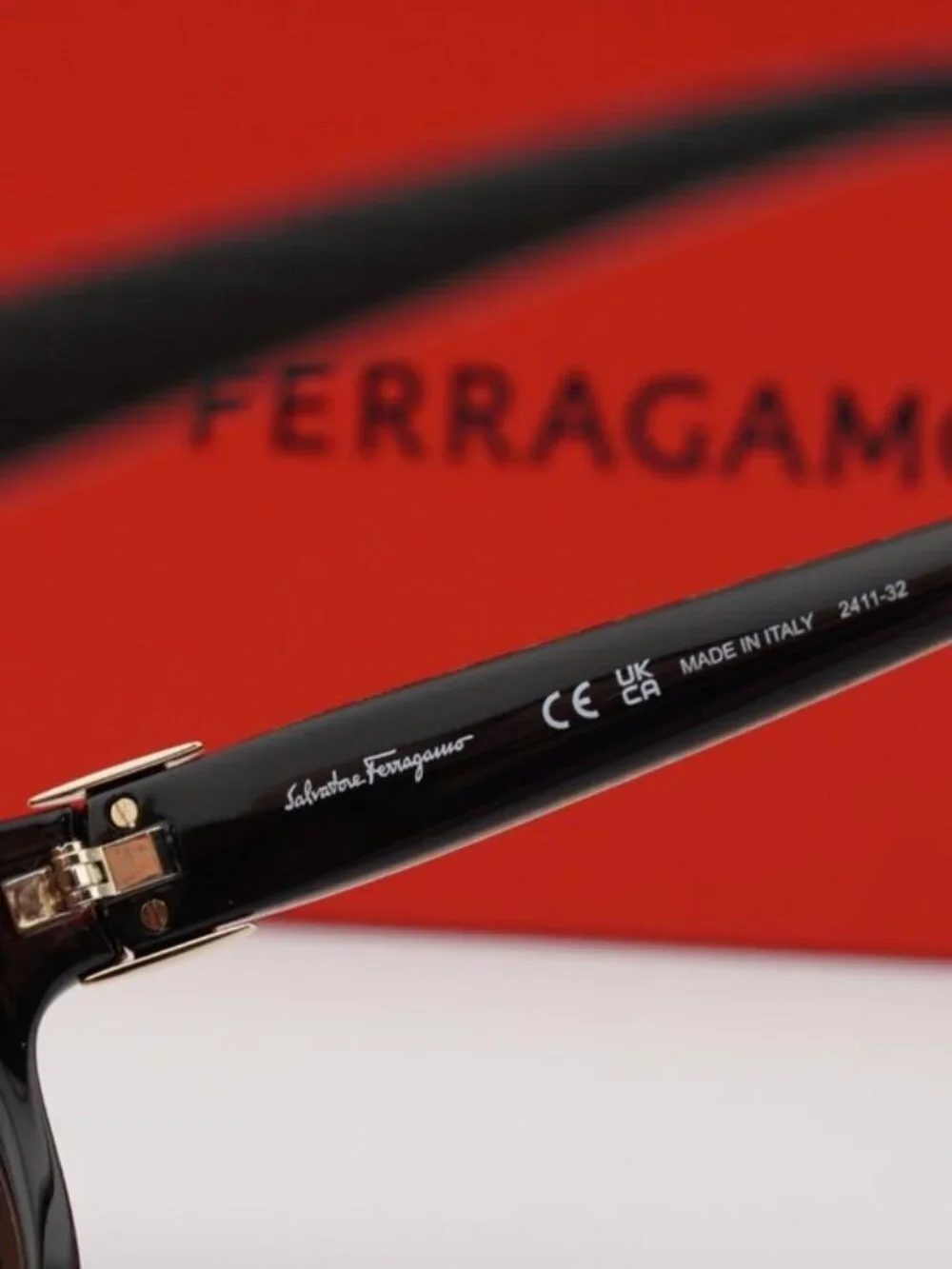 Salvatore Ferragamo SF739SA 210 Rectangle Sunglasses - Brown